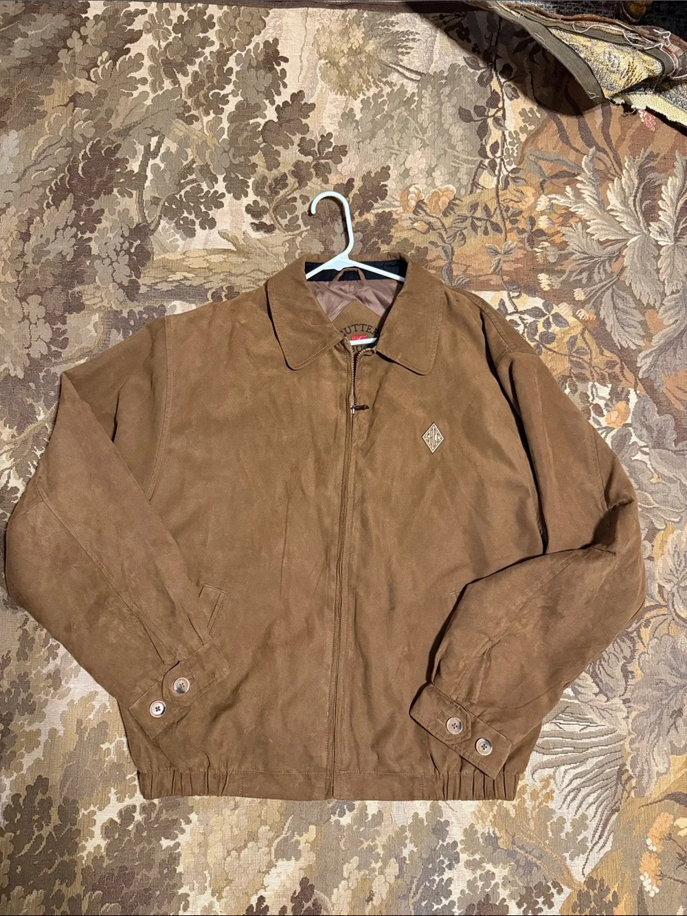 Men's Brown Zip-Front Jacket